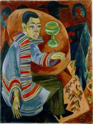 The Drinker (Self-portrait)